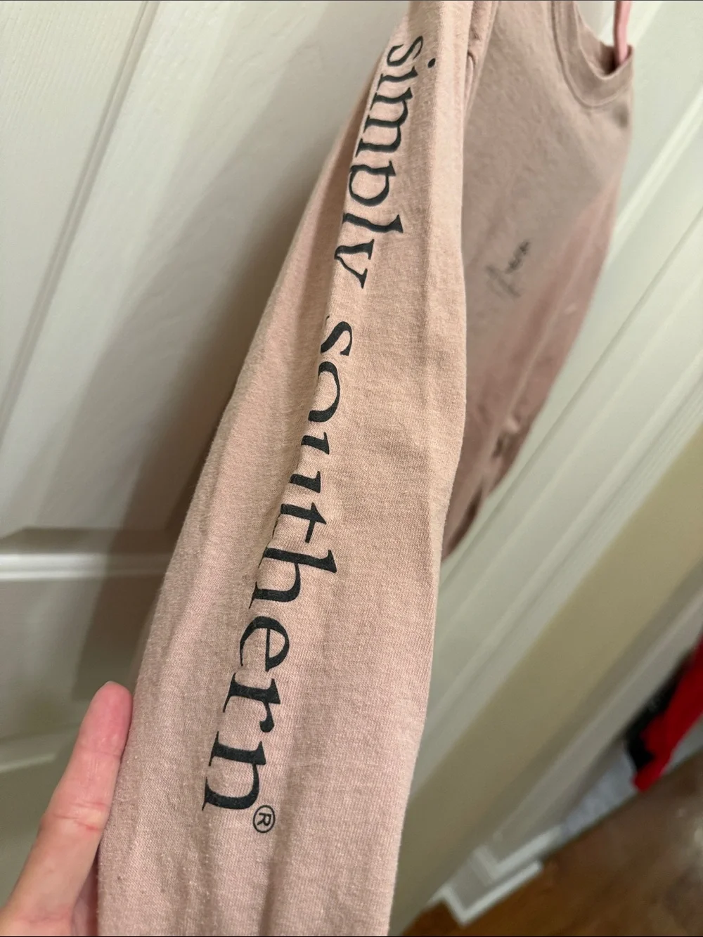 Simply Southern Kids Long-Sleeve Tee - Pink, Red, Charcoal